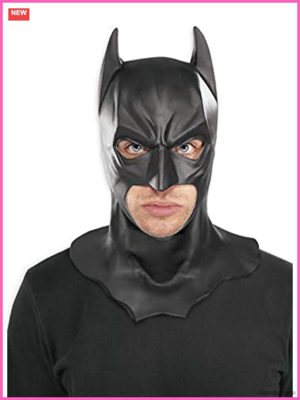 Adult Batman Full Overhead Latex Mask Cosplay Costume Accessory
